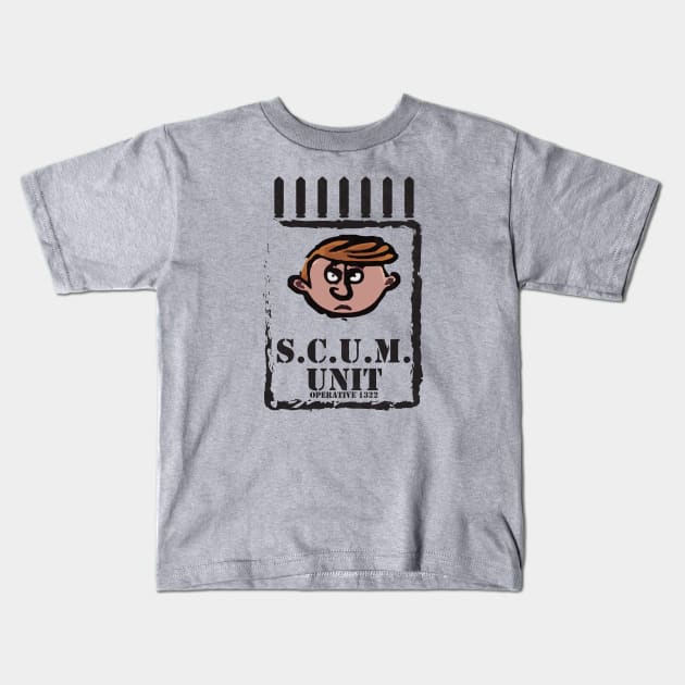 SCUM Unit Kids T-Shirt by Broughy1322